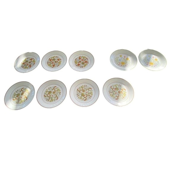 Vintage Corelle 1977 Plate Set - Picture 1 of 8